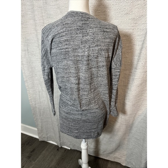 Old Navy Gray Heathered 3/4 Sleeve Open Cardigan XL - Picture 4 of 6